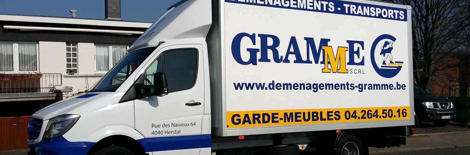 Camion de déménagement Gramme